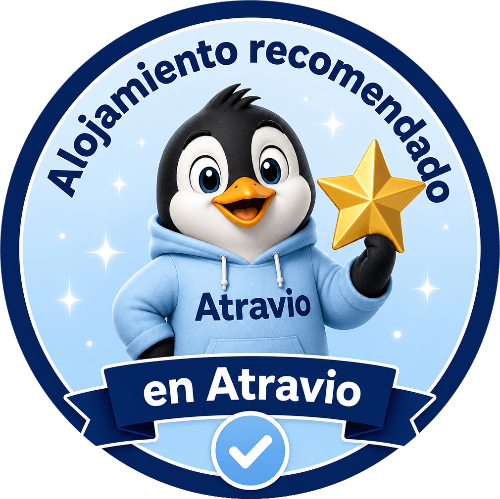 Sello Alojamiento recomendado en Atravio
